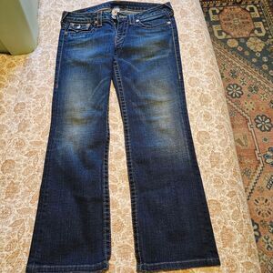 True Religion Billy Low Rise Women's Blue Jeans